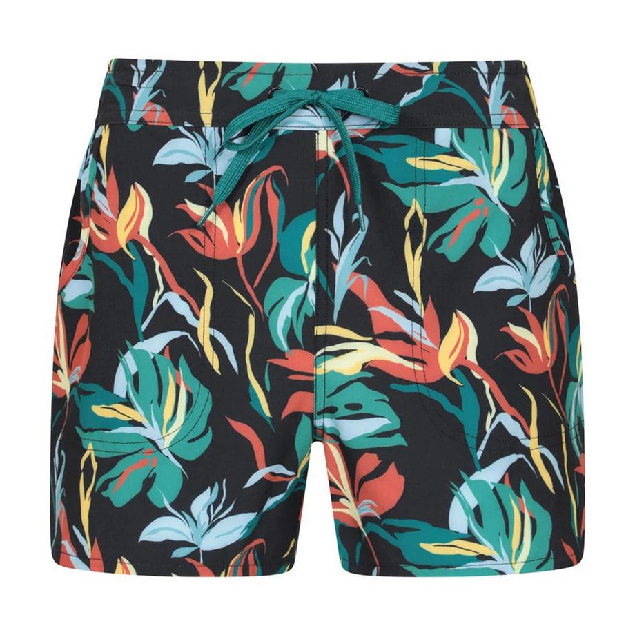 Boardshort À Taille Élastiquée Motiftyle Fleurs Patterned