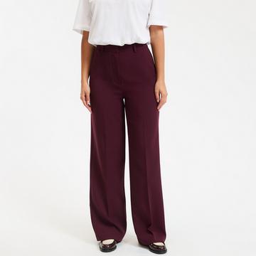 Pantalon large en polyviscose