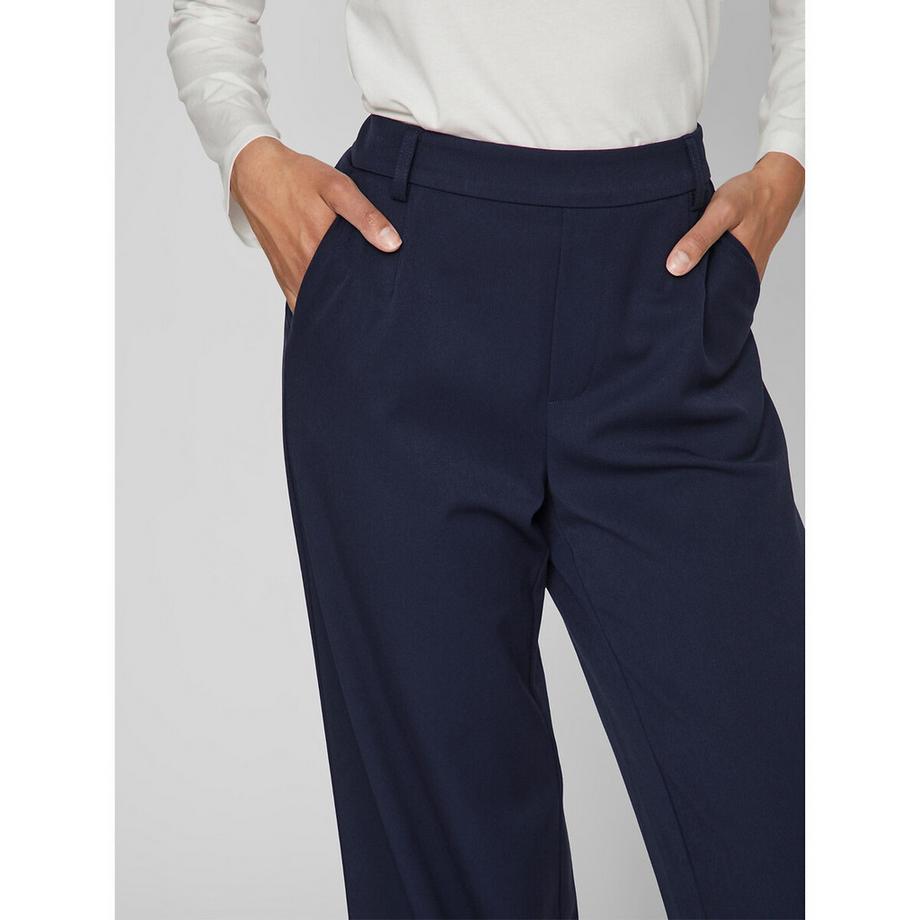 VILA Pantalon Large Taille Haute  