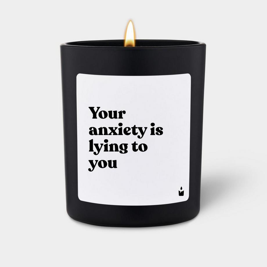 CandleHand Duftkerze Flowery Your anxiety is lying to you  