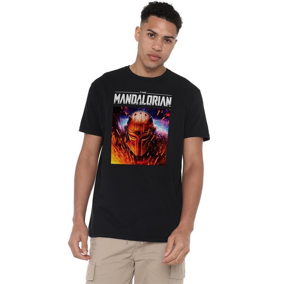 Star Wars: The Mandalorian T-Shirt en Coton Ringspun avec Motif The Armorer  