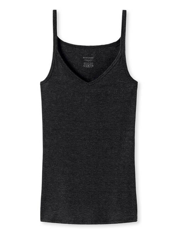 Schiesser Personal Fit Top Spaghetti a Costine  