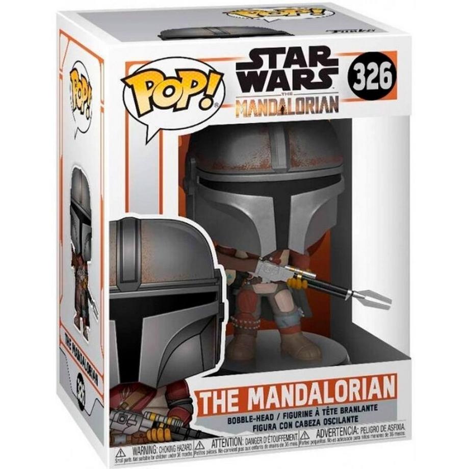 Funko  Figurine POP Star Wars Mandalorian Le Mandalorien 