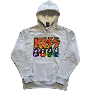 KISS Band Print Felpa con cappuccio  