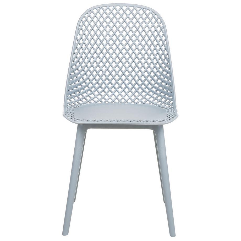 Beliani Esszimmerstuhl 4er Set aus Kunststoff  EMORY  