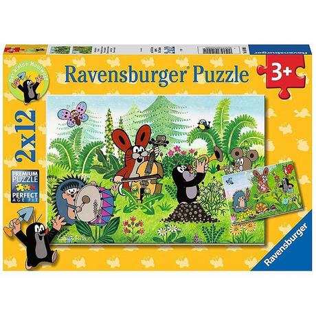 Ravensburger  Puzzle Gartenparty mit Freunden (2x12) 