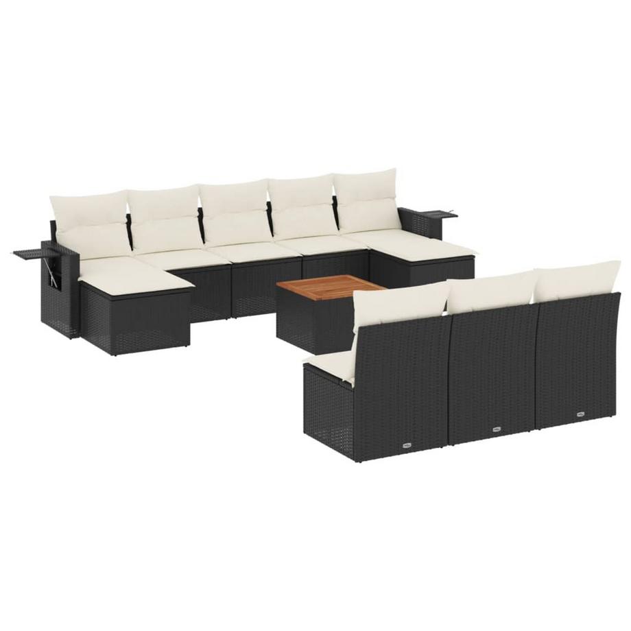 set divano da giardino Polirattan