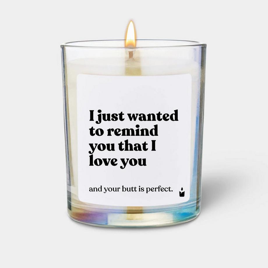 CandleHand Bougie parfumée Flowery I just wanted to remind you that I love you and your butt is perfect.  