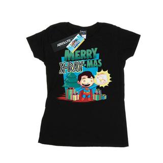 DC COMICS  Tshirt SUPER FRIENDS MERRY XRAYMAS 