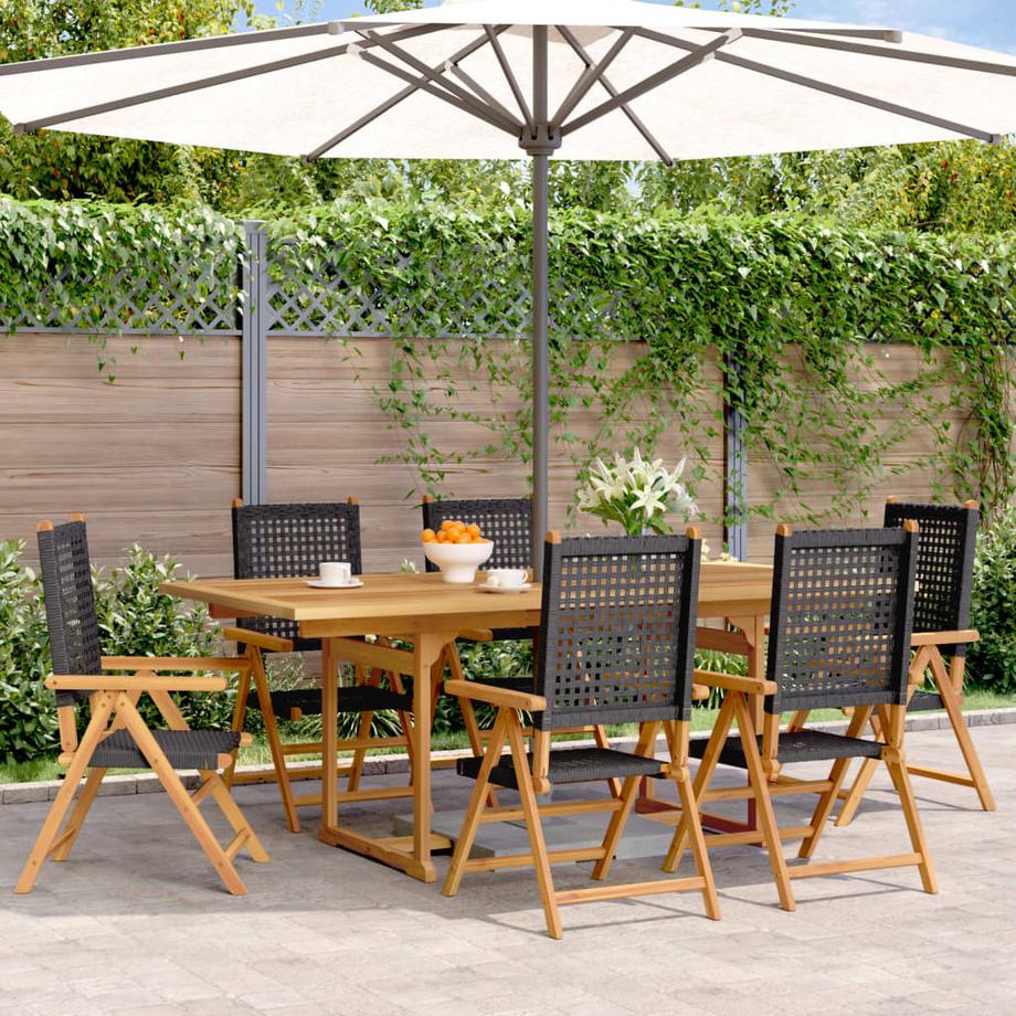 VidaXL Ensemble à manger de jardin bois d'acacia  
