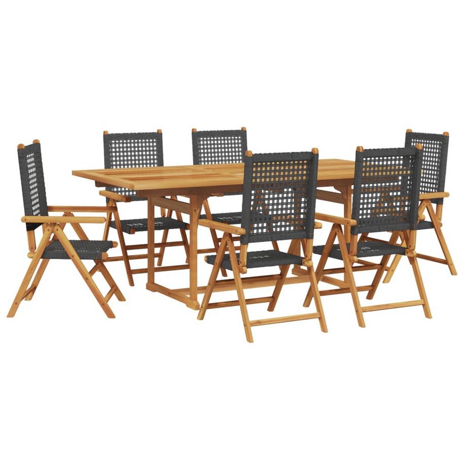 set da pranzo da giardino Legno di acacia
