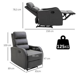 HOMCOM Fauteuil de relaxation  