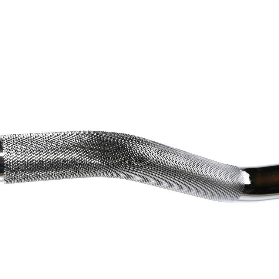 GladiatorFit  Haltère Long Curl en Caoutchouc 