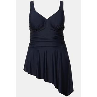 Ulla Popken  Badekleid, Drapierung, Softcups, integrierter Badeanzug 