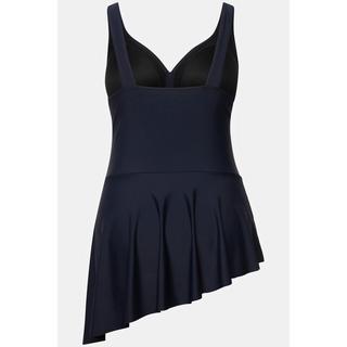 Ulla Popken  Badekleid, Drapierung, Softcups, integrierter Badeanzug 