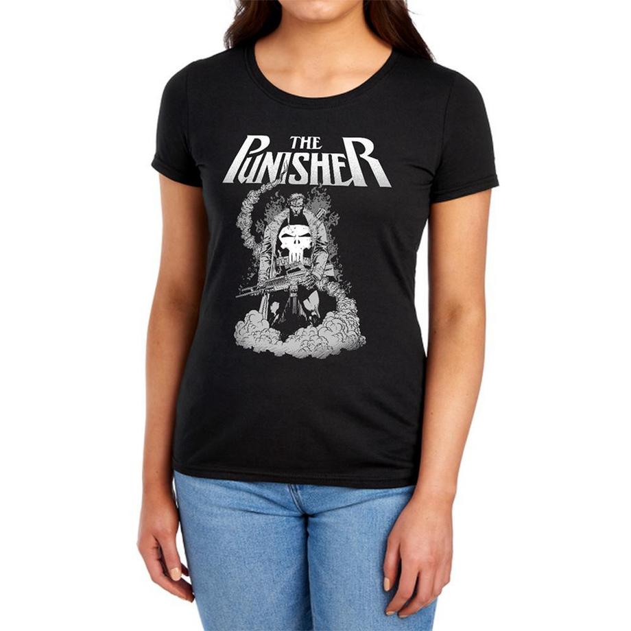 The Punisher  Ready To Fight T-Shirt, Ringgesponnene , Anliegend 