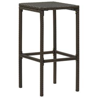 VidaXL Tabouret de bar rotin synthétique  