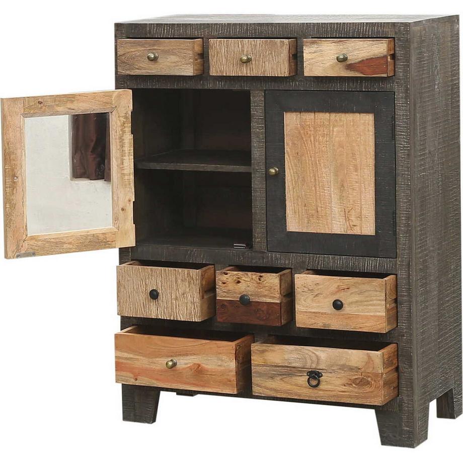 mutoni Commode Tarim Mango naturel gris 118  