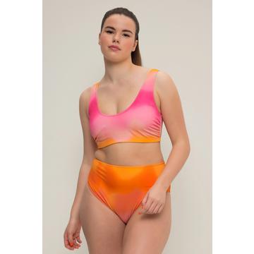 Haut de bikini à bonnets souples et amovibles, dégradé de couleurs