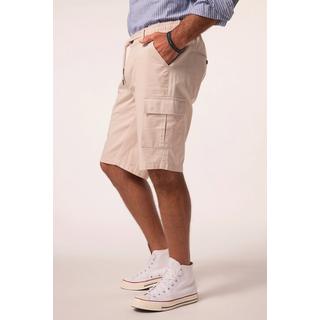 JP1880 Leinenoptik Bermuda Cargotaschen Elastikbund Navy  