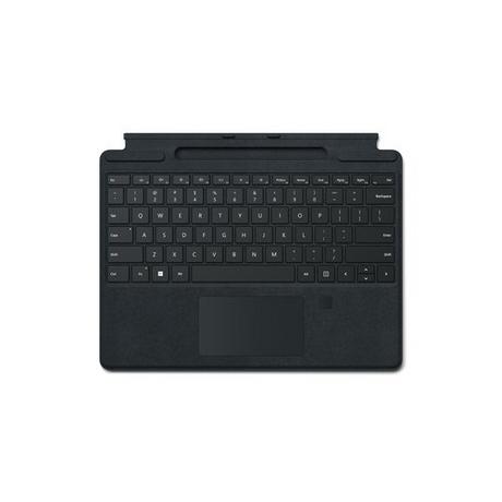 Microsoft  Surface Pro Signature Keyboard with Fingerprint Reader Schwarz  Cover port QWERTZ Schweiz 