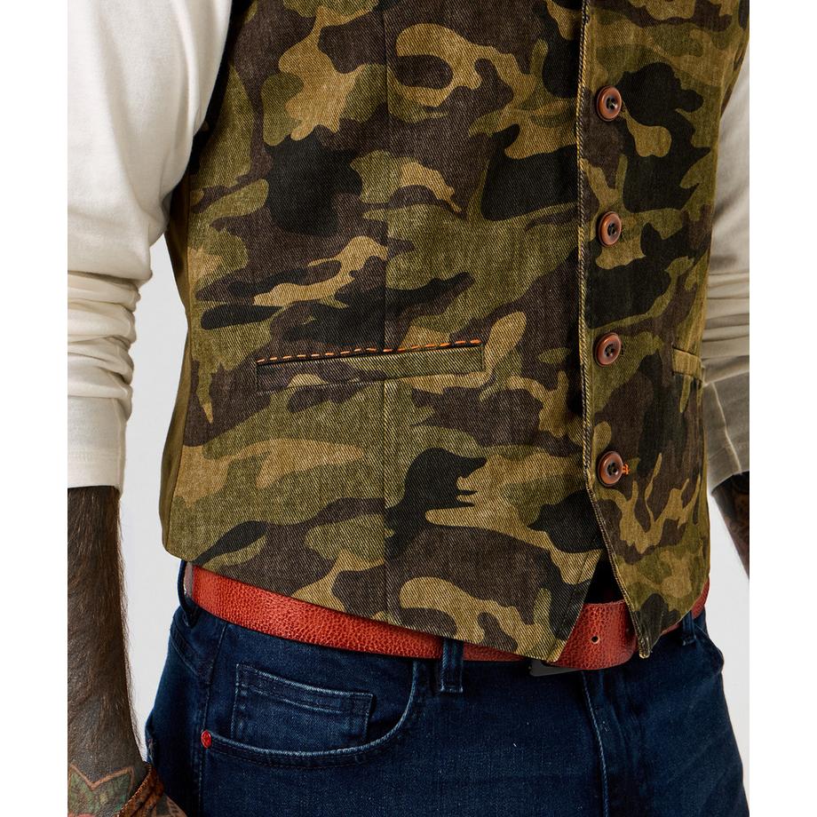 Joe Browns Gilet en tissu motif camouflage  