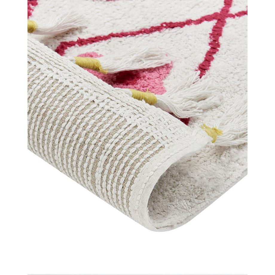 Beliani Kinderteppich aus Baumwolle Boho CAVUS  