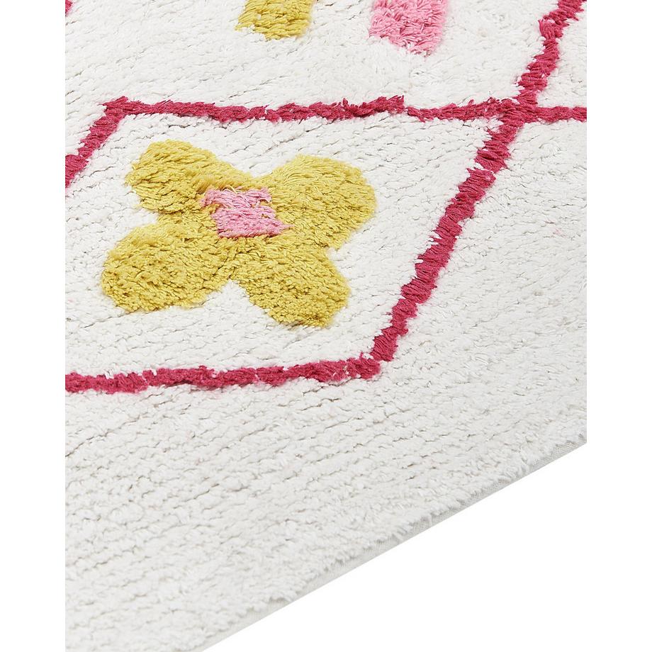 Beliani Kinderteppich aus Baumwolle Boho CAVUS  