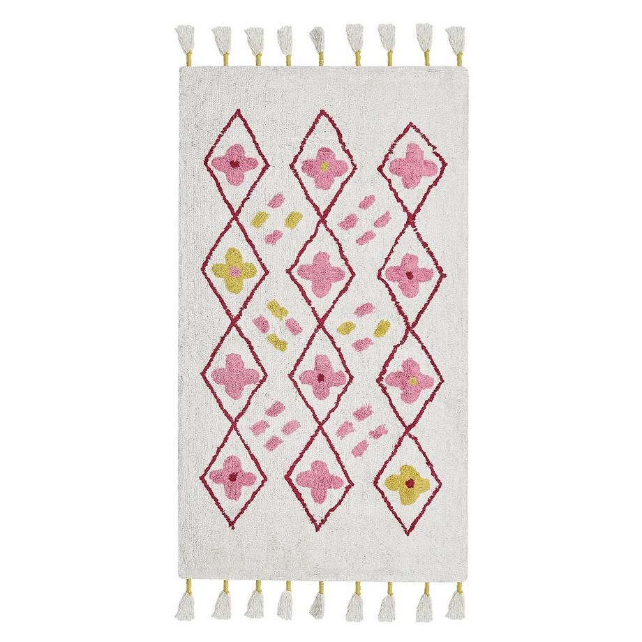 Beliani Kinderteppich aus Baumwolle Boho CAVUS  