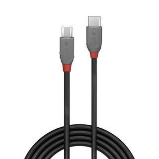 LINDY  36890 USB Kabel 0,5 m USB 2.0 USB C Micro-USB B Schwarz, Grau 