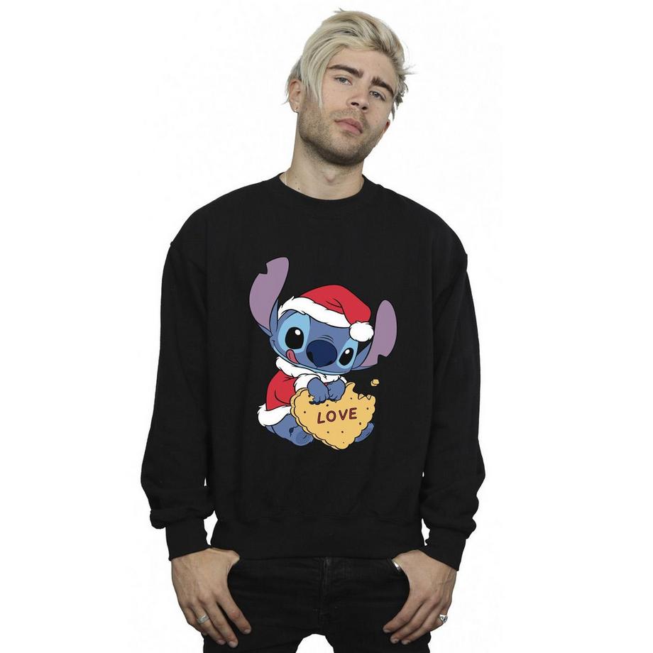 Disney Stitch Sweatshirt Biscuit de Noël  