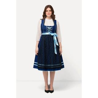 Ulla Popken Dirndl Cuori Catenina Decorativa Scollo Rettangolare  