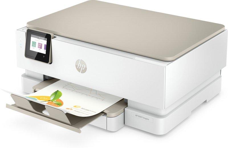 Hewlett-Packard  ENVY  Inspire 7224e All-in-One-Drucker, Farbe, Drucker für Zu Hause, Drucken, Kopieren, Scannen, Wireless; +; Mit  Instant Ink kompatibel; Drucken vom Smartphone oder Tablet; Beidseitiger Druck 