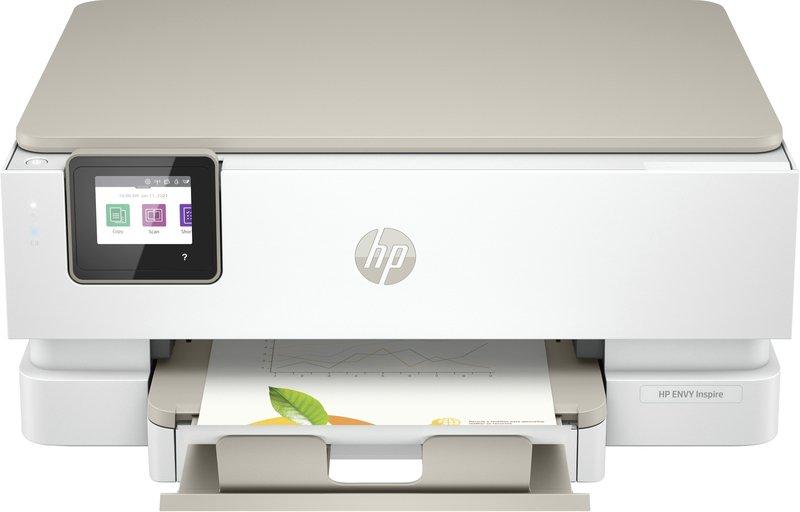 Hewlett-Packard  ENVY  Inspire 7224e All-in-One-Drucker, Farbe, Drucker für Zu Hause, Drucken, Kopieren, Scannen, Wireless; +; Mit  Instant Ink kompatibel; Drucken vom Smartphone oder Tablet; Beidseitiger Druck 