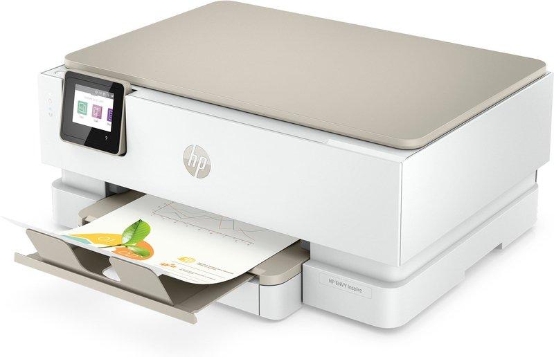 Hewlett-Packard  ENVY  Inspire 7224e All-in-One-Drucker, Farbe, Drucker für Zu Hause, Drucken, Kopieren, Scannen, Wireless; +; Mit  Instant Ink kompatibel; Drucken vom Smartphone oder Tablet; Beidseitiger Druck 