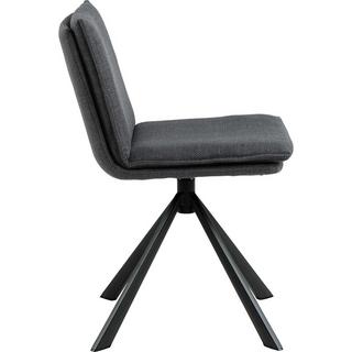 mutoni Chaise de salle à manger Fauna grise rotative (1 pièce)  