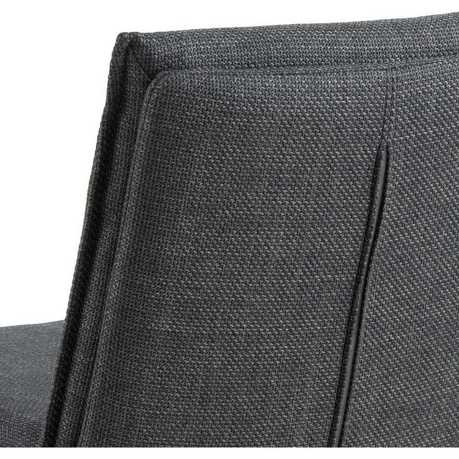 mutoni Sedia da pranzo Fauna grey girevole (1 pezzo)  