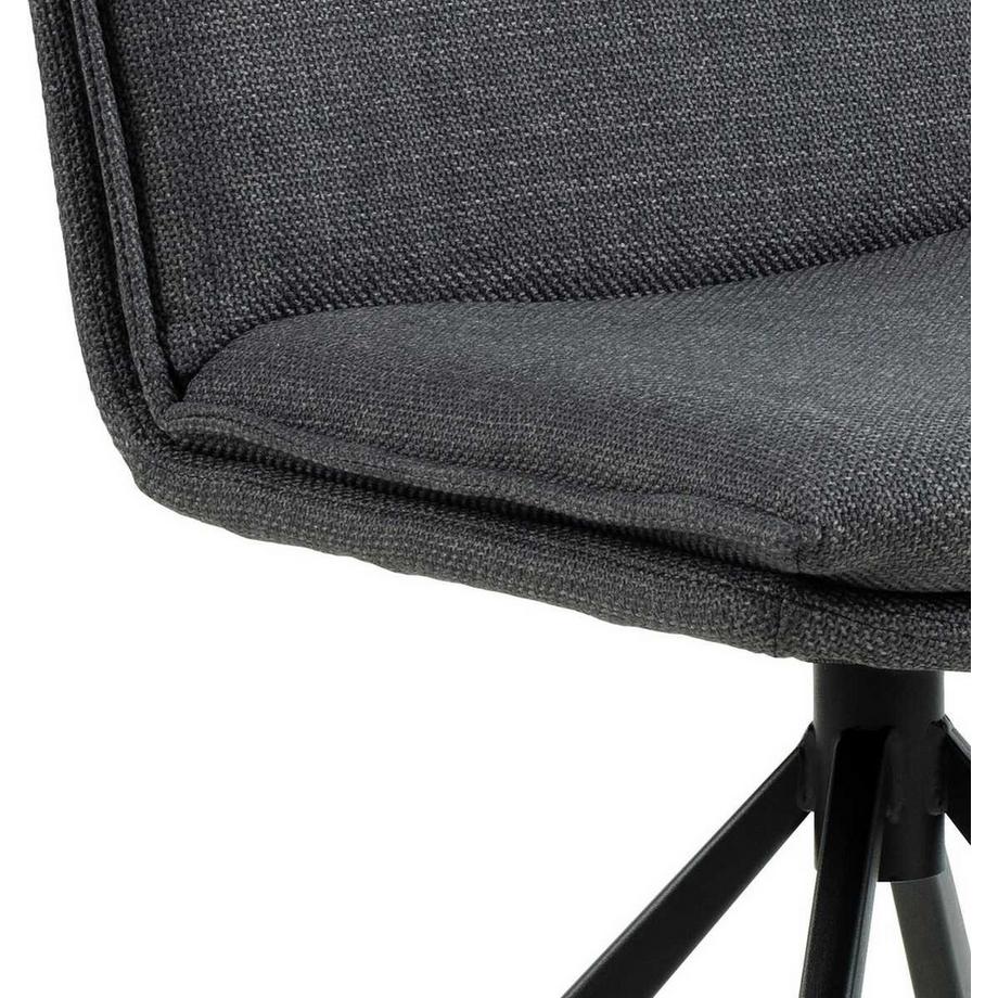 mutoni Sedia da pranzo Fauna grey girevole (1 pezzo)  