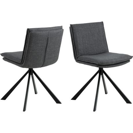 mutoni Sedia da pranzo Fauna grey girevole (1 pezzo)  