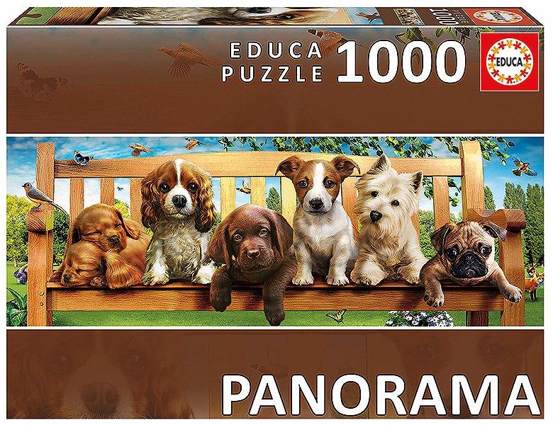 Educa  Educa Puppy's op de Bank (1000) 