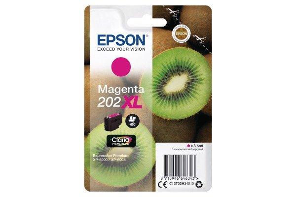 EPSON  Kiwi Singlepack Magenta 202XL Claria Premium Ink 