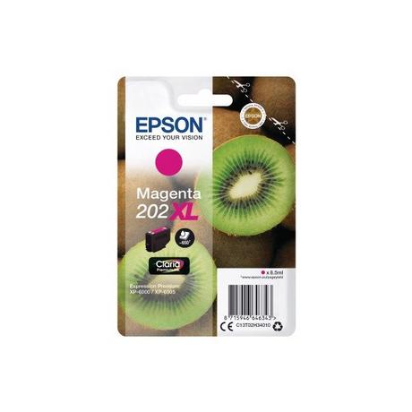 EPSON  Kiwi Singlepack Magenta 202XL Claria Premium Ink 