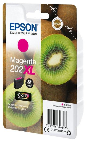 EPSON  Kiwi Singlepack Magenta 202XL Claria Premium Ink 