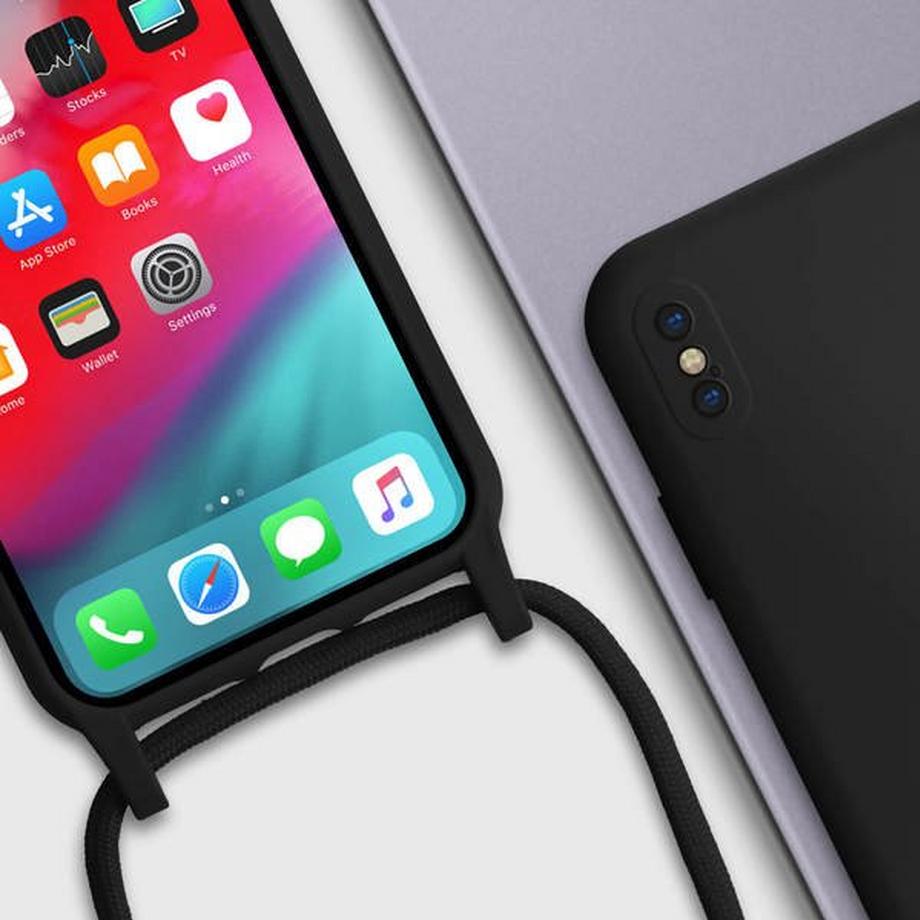 Avizar  Coque cordon iPhone XS Max Noir 