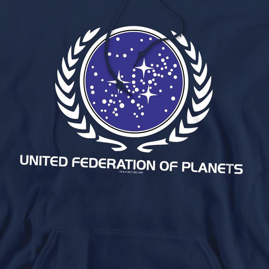 Star Trek United Federation Felpa con cappuccio  