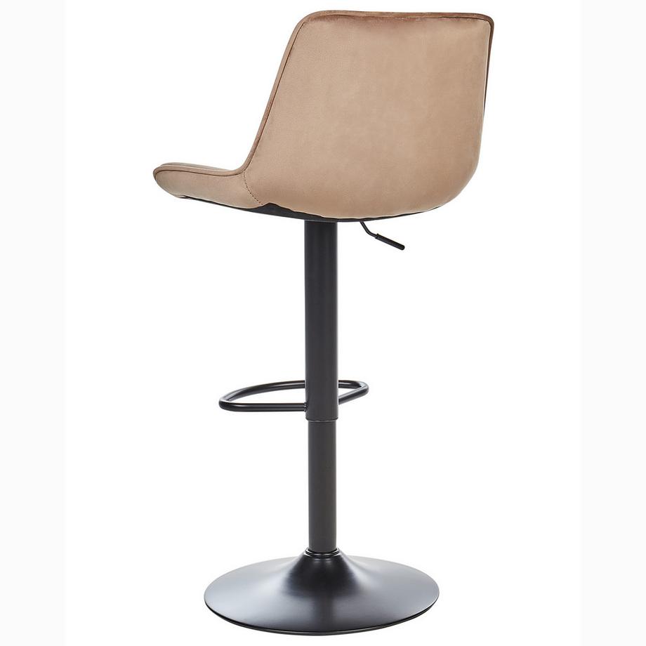 Beliani Set mit 2 Barstühlen aus Samtstoff  DUBROVNIK  