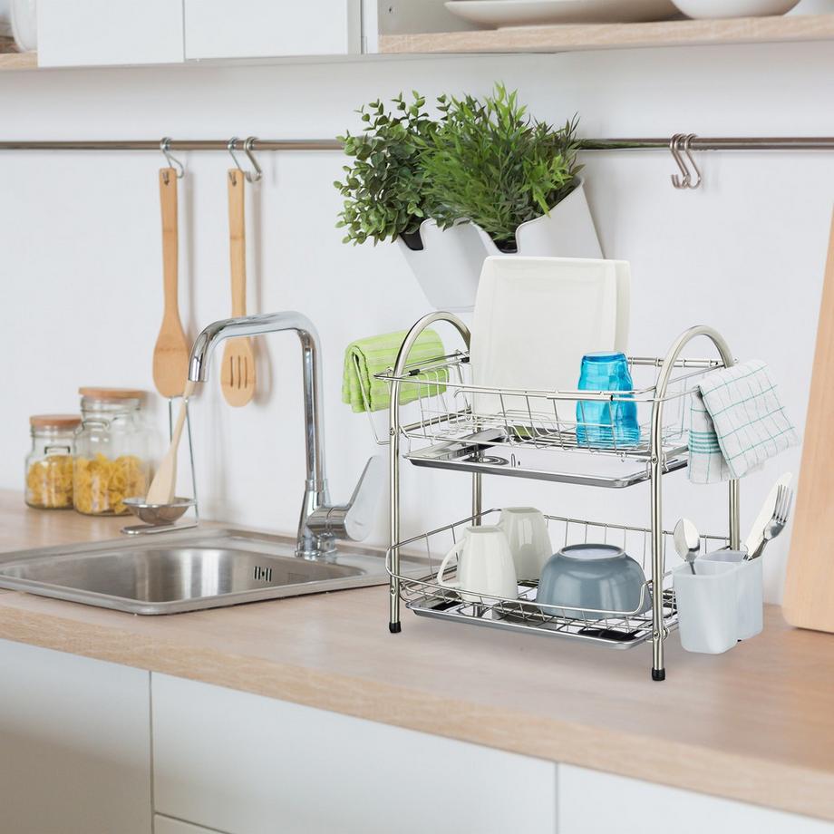 B2X Égouttoir à vaisselle 2 niveaux  