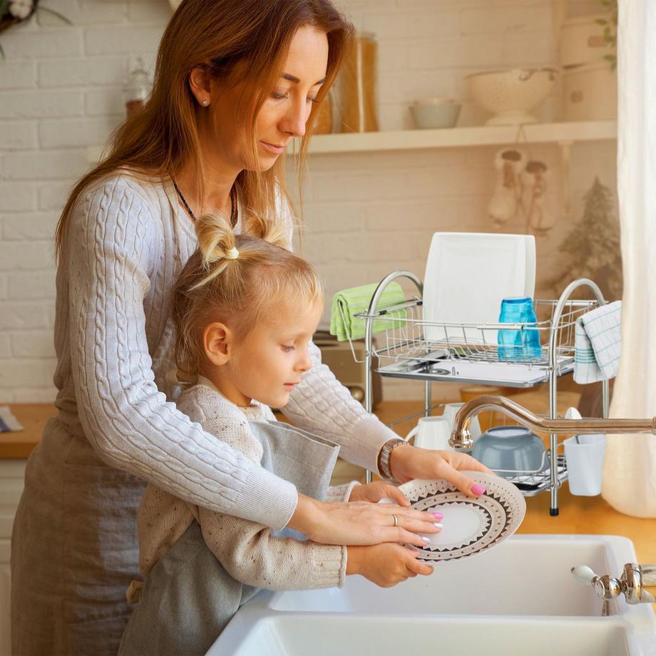 B2X Égouttoir à vaisselle 2 niveaux  