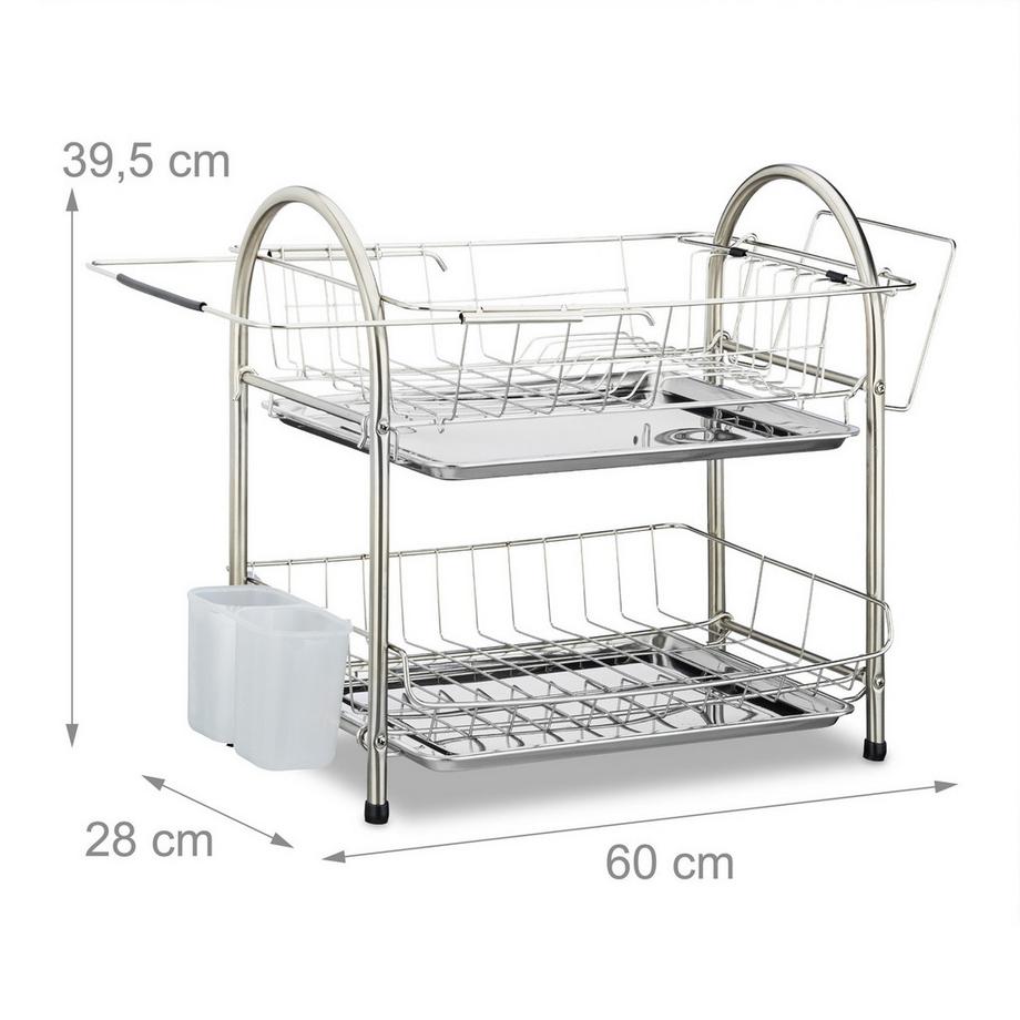 B2X Égouttoir à vaisselle 2 niveaux  