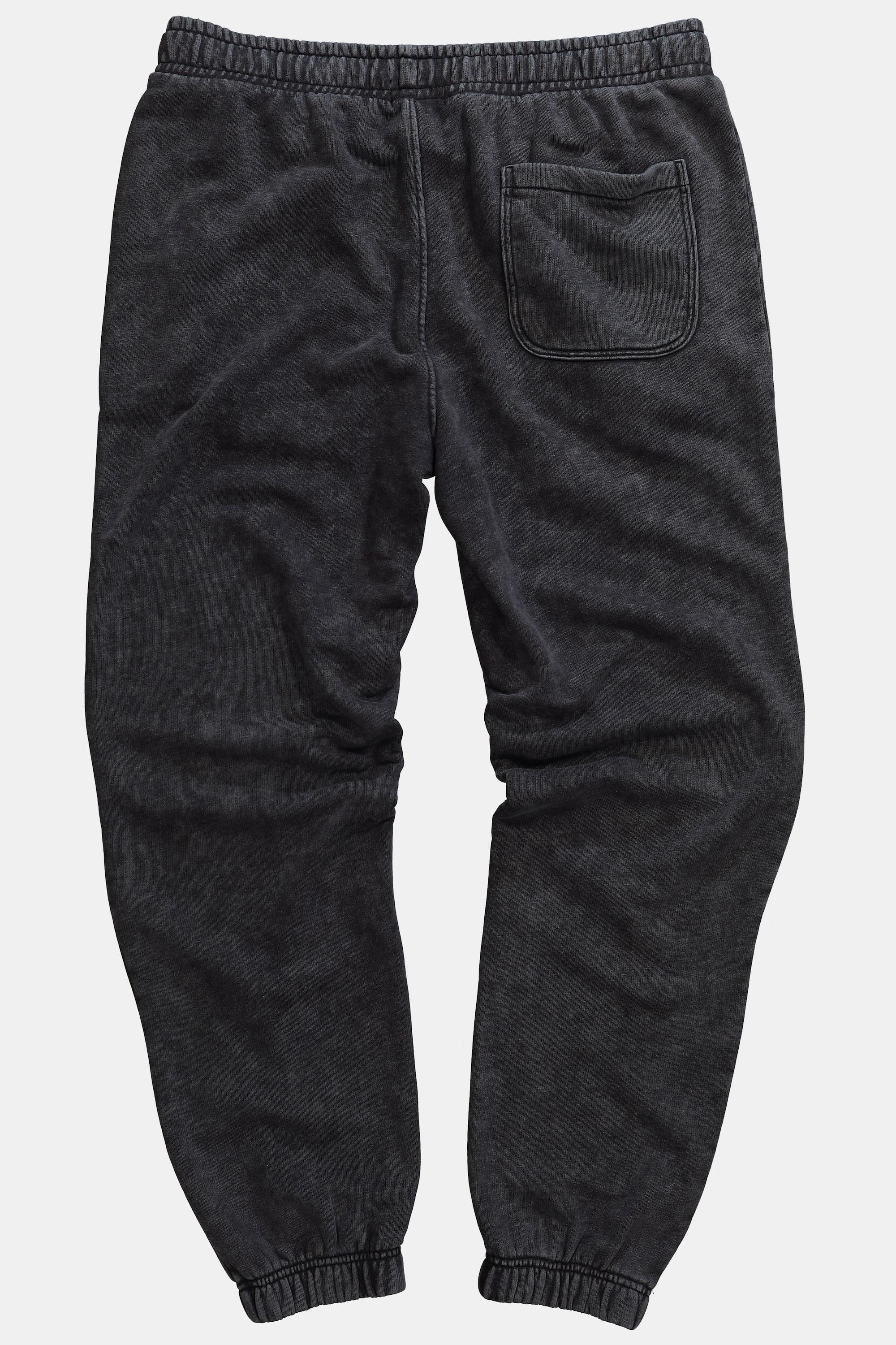 JP1880  Pantaloni in felpa per il fitness con taglio speciale per l'addome e vestibilità basic, fino alla tg. 7XL 